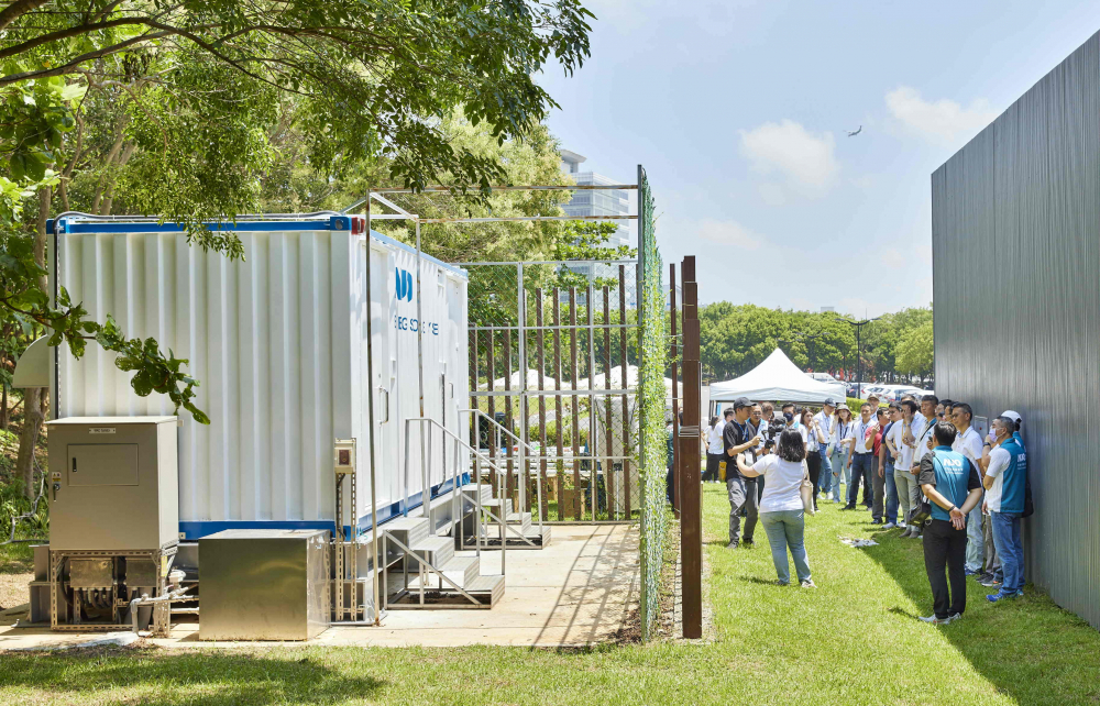 友達西大墩窯文化館建置屋頂全綠電及儲能櫃，為兼具創能儲能的永續綠能場域