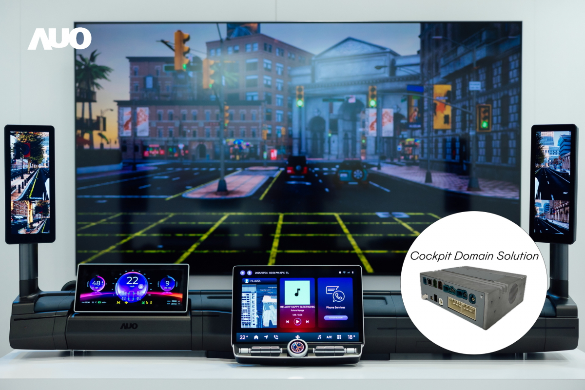 友達「智慧座艙域控解決方案」可做為車內運算的核心平台，驅動創新人機介面與豐富的座艙應用，獲得台灣精品標誌肯定