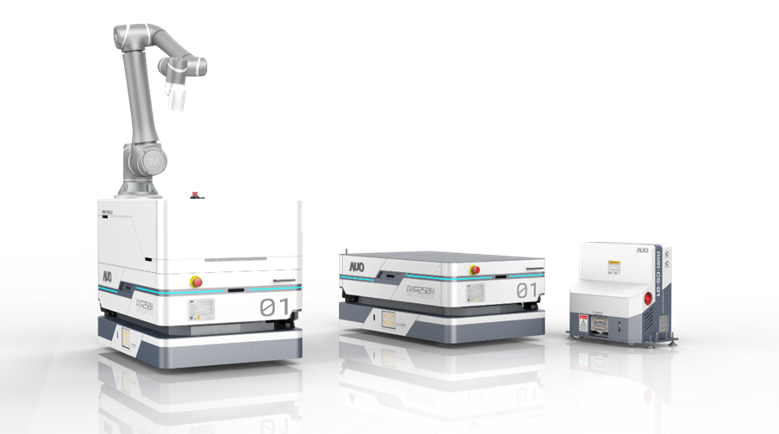 友達數位開發的自主式移動機器人（AMR250M），搭配全向輪並結合AI演算法、2D LiDAR、3D攝影機等技術，協助客戶實現產線全自動化